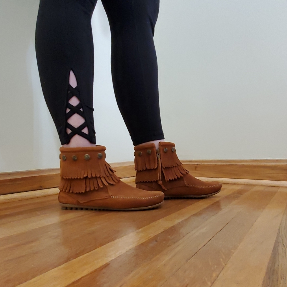 Minnetonka moccasin ankle boots